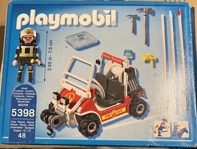 Playmobil 5398 City Action Airport Fire Quad New In Box