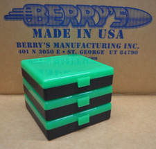 (3) 45 ACP / 40 / 10 MM  100 ROUND PLASTIC AMMO BOXES ( ZOMBIE COLOR)