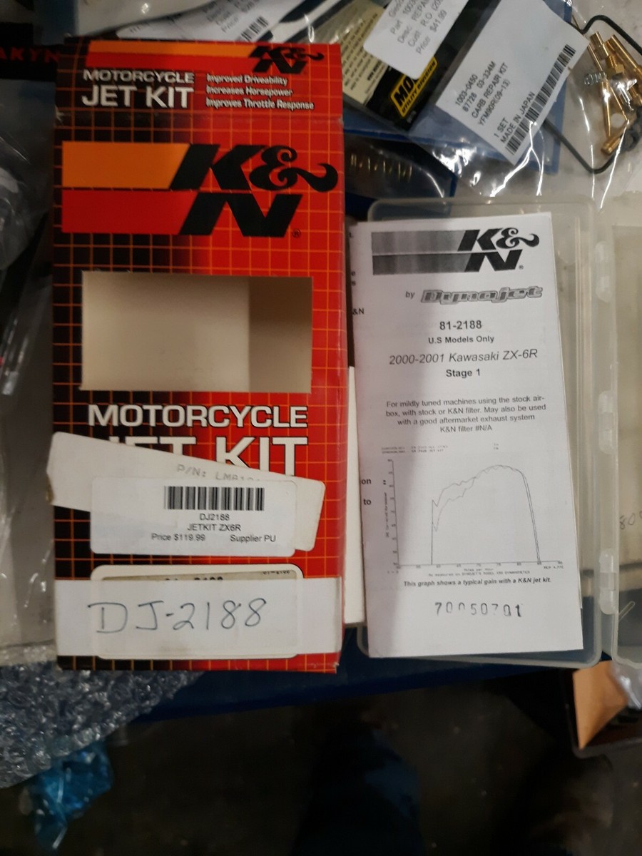 K&n Dynoject Zx6r Jet Kit Dj2188 81-2188 | eBay