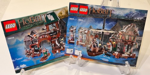 LEGO Hobbit Booklet Lot 79013 Lake-town Chase & 79016 Attack Middle Earth Manual - Picture 1 of 2