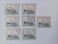 Znaczki NRD 1961 Mi 817 rybołówstwo dalekomorskie NRD stemplowane