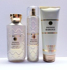 Bath  Body Works INFINITE RADIANCE Fragrance Mist, Body Lotion, Body Wash