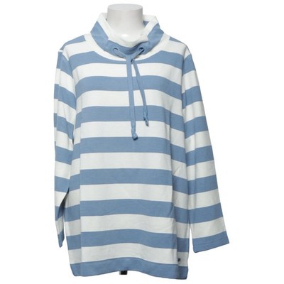 Via Appia Due, Strickpullover, Größe: 46, Blau/Weiß #kjH