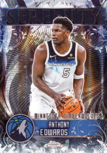 2025 Topps Chrome Anthony Edwards Base (RAW)
