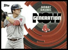 2022 Topps #GN-37 Bobby Dalbec Generation Now Boston Red Sox