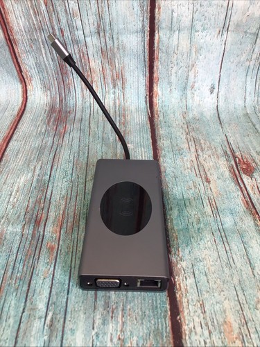 15 in 1 Dockingstation Typ-C Hub auf Dual HDMI USB 3.0 für MacBook Laptop - Bild 3 von 5