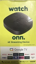 onn. Android TV 4K UHD Streaming Device with Voice Remote Control & HDMI Cable