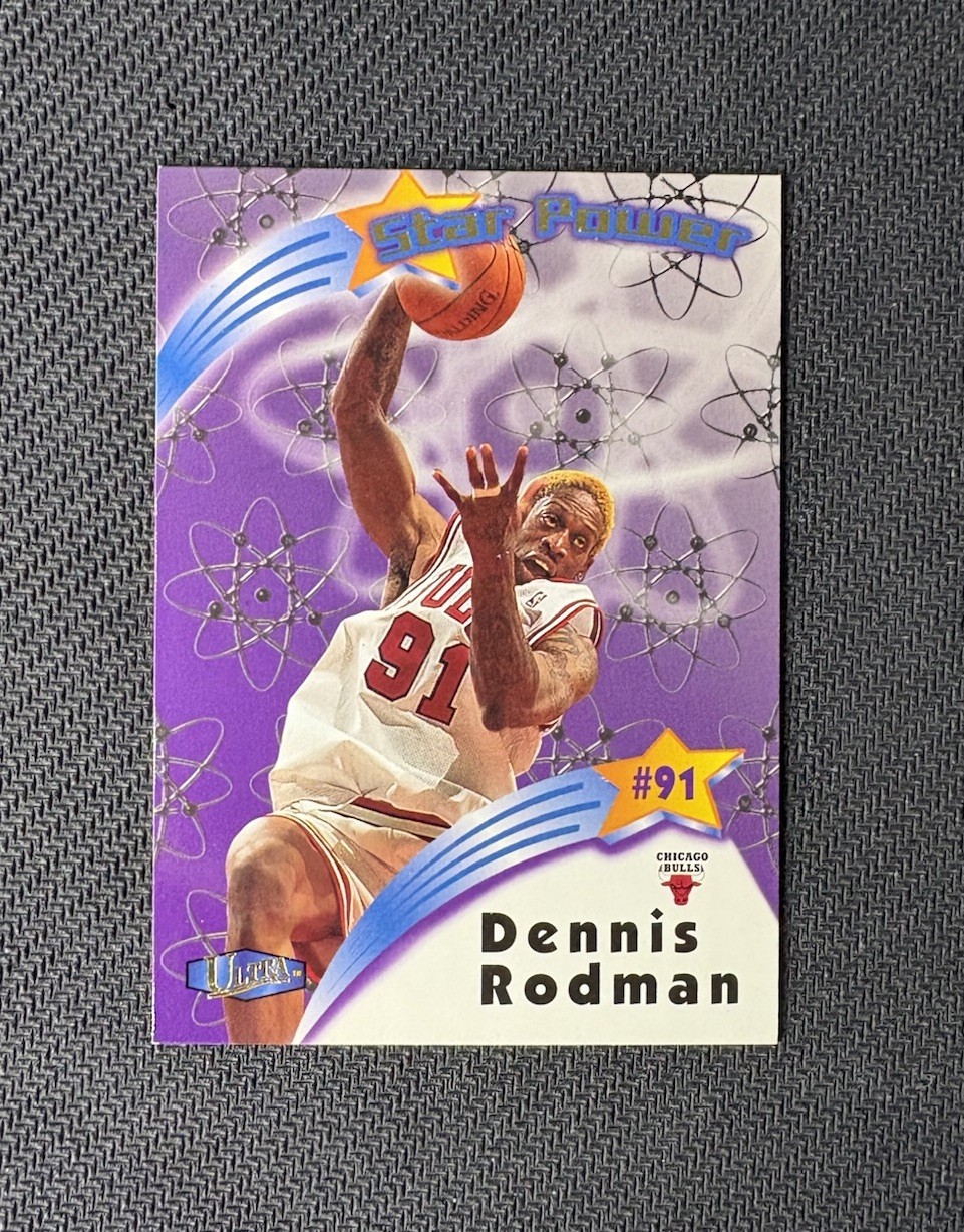 1997 Fleer Ultra Star Power Dennis Rodman #10SP Chicago Bulls Basketball NBA HOF
