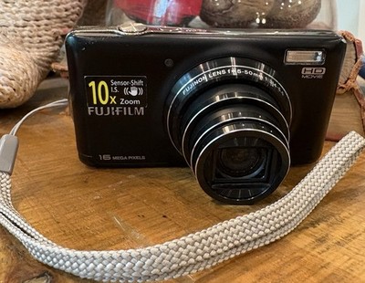 Fujifilm T410WM FinePix T Digital Camera 16MP Black Tested & works Fuji