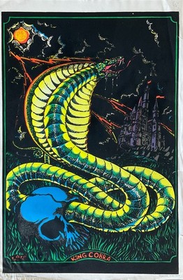 Spellbound Cobra Non-Flocked Blacklight Poster 24" X 36" - The - Foto 5