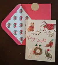 Papyrus Christmas Card with Dogs 🐕