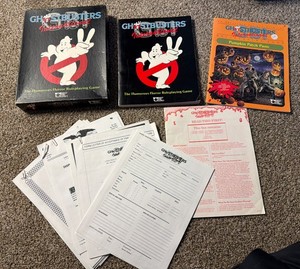 West End Ghostbusters International, Missing Poster Dice And Screen W/Extras