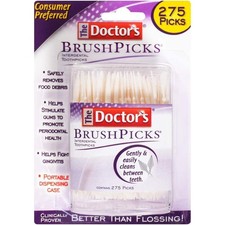 The Doctor's BrushPicks Interdental Toothpicks, 275 Count Pack of 3 