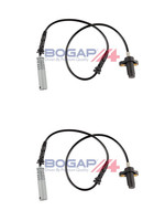 2X Bogap ABS-SENSOR Raddrehzal Vorne Links+Rechts Passend FüR BMW 5Er