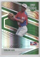 2020 Panini Elite Extra Edition Aspirations Green 104/499 Yerlin Luis #191 0b5