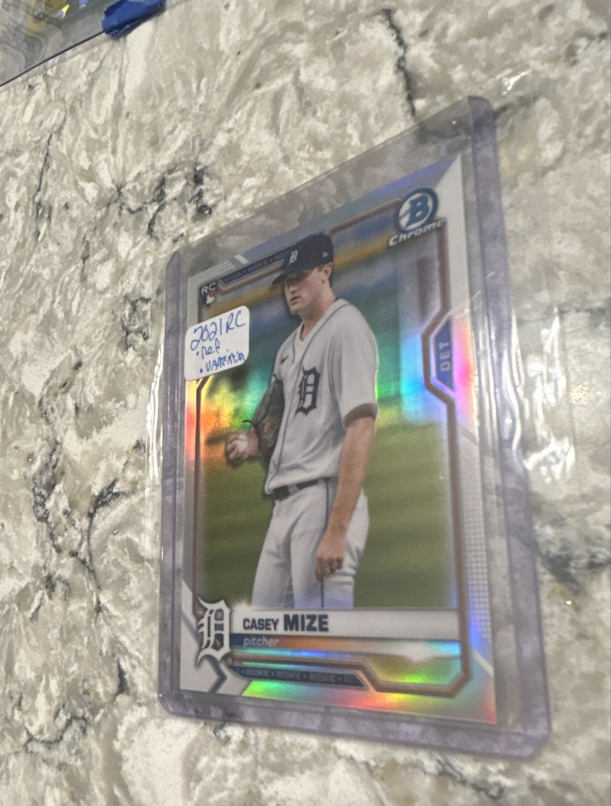 2021 Bowman Chrome - SP Rookie Image Variation Casey Mize #9 (RC)