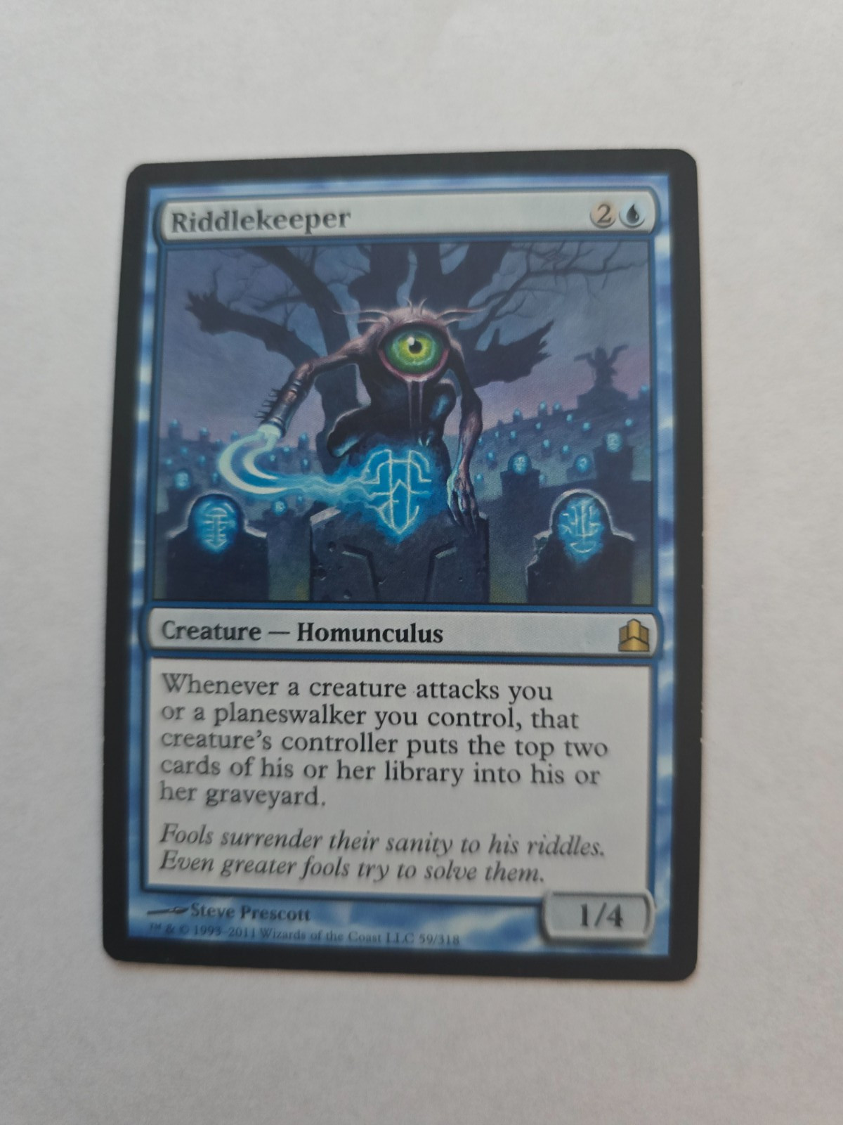 MTG Riddlekeeper Commander 2011 Magic the Gathering