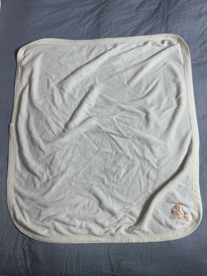 Manta térmica para bebé Disney Tigger Cream Waffle Weave Lovey Winnie The Pooh Foto 2 de 4