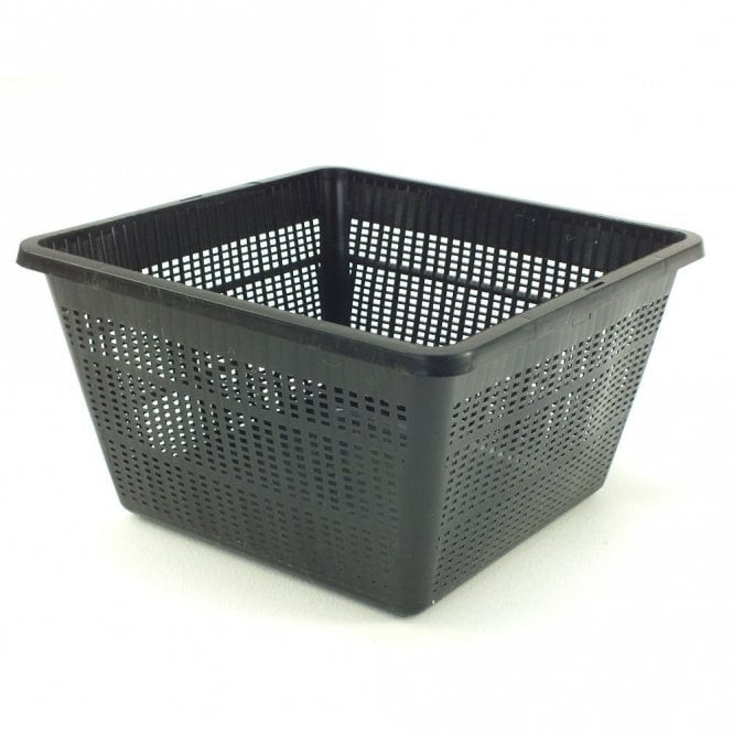 Pond Planting Baskets 23cm Square Fine Fill Plastic Planting Pot