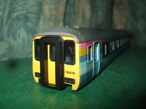 HORNBY BR CLASS 156 SUPER SPRINTER ONE BLAU/GRAU DMU KAROSSERIE - 52416 SAINT EDMUND | Zustand: Used