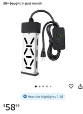 Immersion Water Heater Corded 1800w Heater New