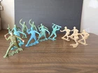 MARX Lot of 13 Russian & Japanese ARMY 5" Plastic toy soldiers