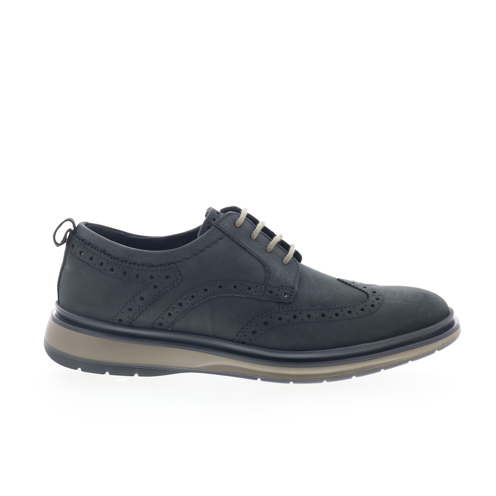 Clarks Chantry Wing Mens Black Oxford Brogue Wingtip Lace Up Shoes  