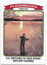 2023 TOPPS HERITAGE NEWS FLASHBACKS #NF-3 DAYLIGHT SAVINGS TIME
