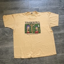 Vintage 1993 Single Stitch T-Shirt Timberpeg Adults Size XL - Made in USA