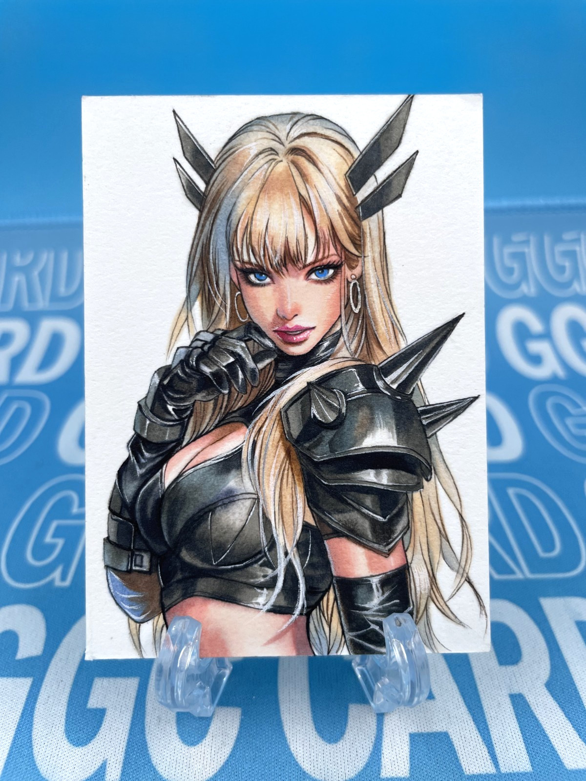 【Gloden Card】GGC Studio Marvel Magik Artist Hand Drawn Auto Sketch Card 1/1