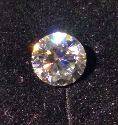 Moissanit Brillant Diamant 1 karat / Lose 1 kt 6,5 mm VVS1  mit GRA Zertifikat