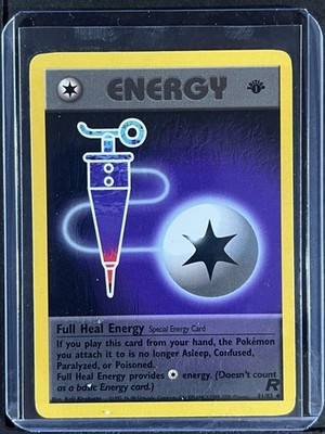 Full Heal Energy #81/82 Team Rocket 1st Ed 250001