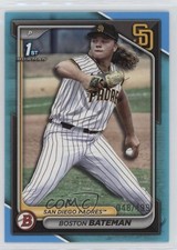 2024 Bowman Draft Sky Blue 48/499 Boston Bateman #BD-34 1g1q