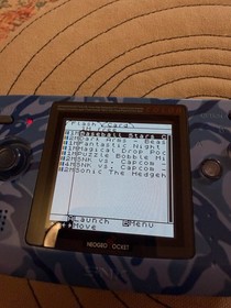 Neo Geo Pocket Color with IPS Screen & Retro HQ GD & Case READ DESCRIPTION 