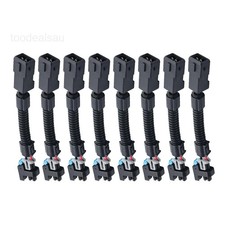 8pcs Ls1 Ls6 Lt1 Ev1 Injector Harness Pigtails To Multec Lq4 Lq9 4.8 5.3 6.0..