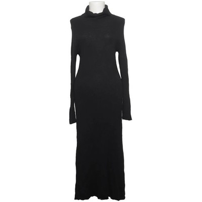 Mango Basics, Rollkragenkleid, Größe: L, Schwarz, Einfarbig, Damen #p8m