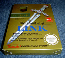 * ZELDA II 2 - ADVENTURE OF LINK * NES GAME - MATTEL GBR PAL A VERSION - NR MINT
