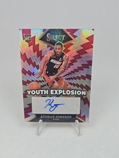 Keshad Johnson 2024-25 Select Youth Explosion Silver Prizm #33 RC AUTO Heat