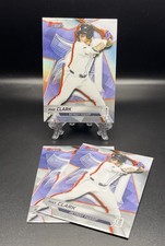 3 CARD LOT - 2025 BOWMANS BEST REFRACTOR & BASE MAX CLARK RC TIGERS TP1