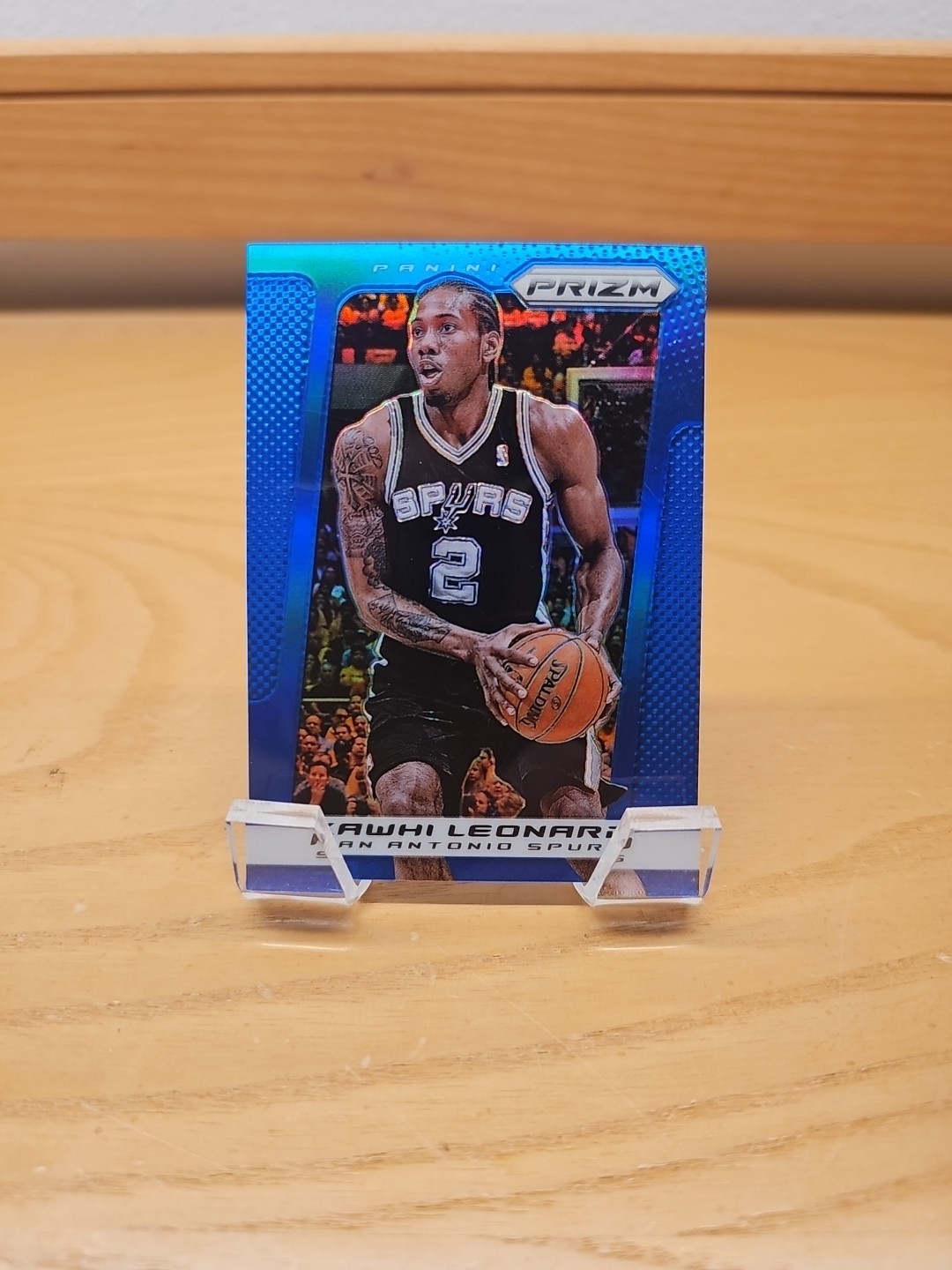 2013-14 Panini Prizm Basketball Blue Prizm Kawhi Leonard San Antonio Spurs #143