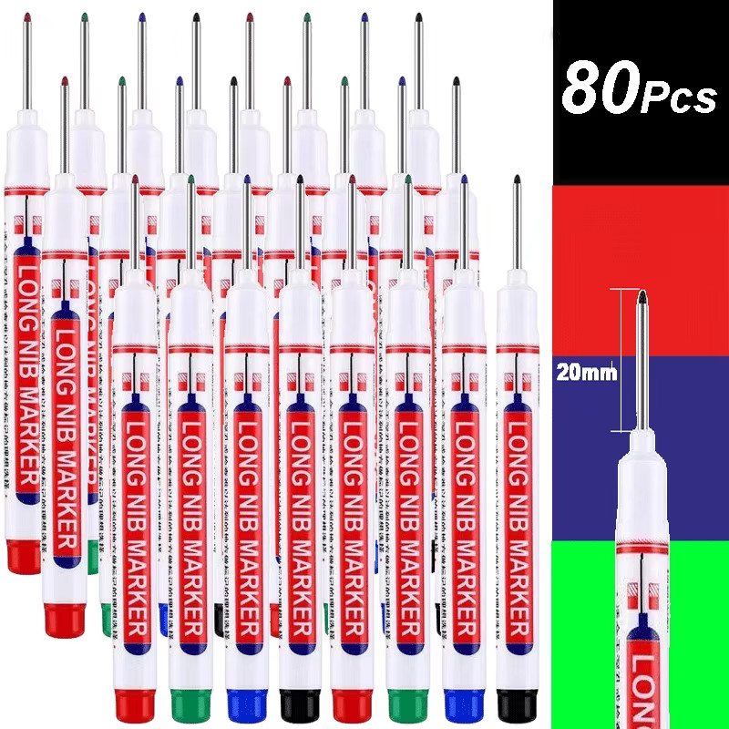 Deep Hole Marker Pen For Metal Carpent