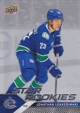 2024-25 Upper Deck Star Rookie Jonathan Lekkerimaki #22