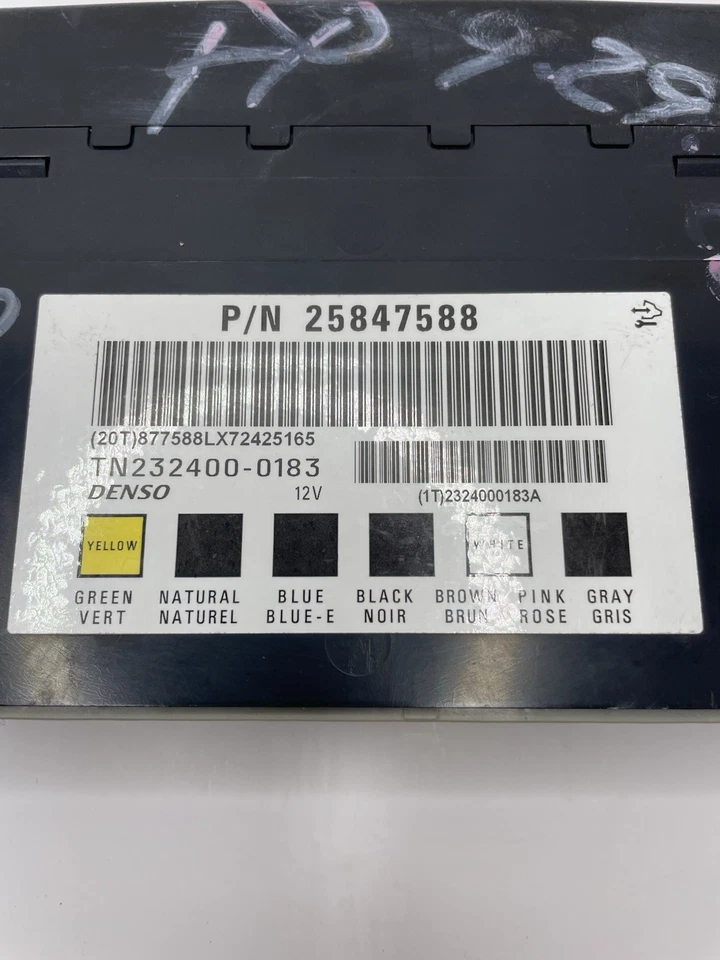 08-13 Cadillac DTS Enclave Acadia Outlook Body Control Module 25847588 #77B - Изображение 2 из 4