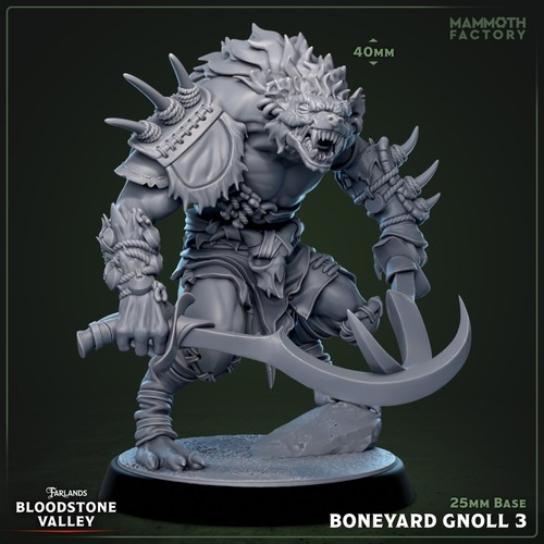 Minis de resina impresa en 3D Bloodstone Valley de Mammoth Factory - Imagen 39 de 60