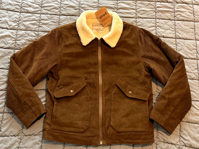 Schott NYC rancher corduroy delivery jacket sherpa 8524 brown L mens NEW
