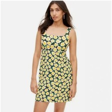 90's Shift Yellow Poppy Mini Dress Sun DVF/Target Diane Furstenberg 8 New