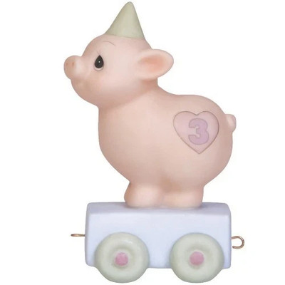 Precious Moments Birthday Train 'Heaven Bless Your Special Day' Age 3 
