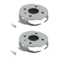 2 Bremsscheiben Voll Ø 264 Mm Triscan Bremsen-Expertise FüR U.A. Opel Combo