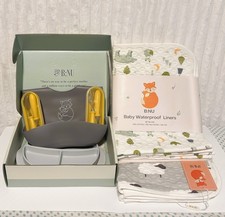 Silicone Plate Gift Set for Baby Feeding with Waterproof Liner Gray +3 colors
