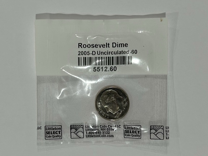 2005-D Roosevelt Dime - Uncirculated - 60 - Littleton Coin Co.